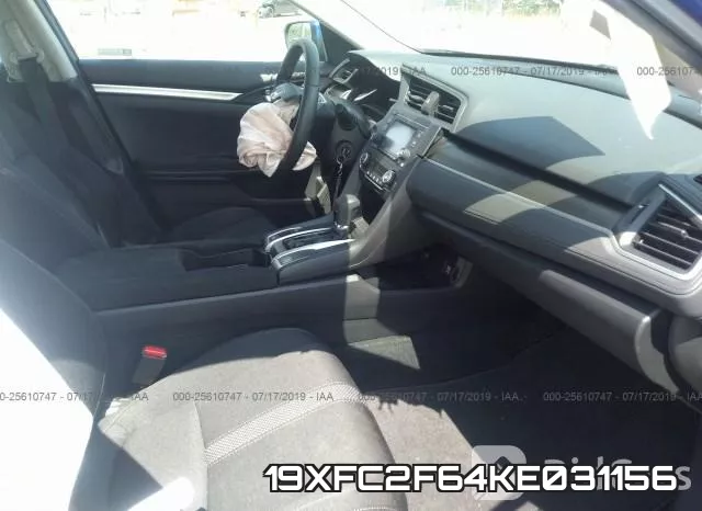 19XFC2F64KE031156 фото 6