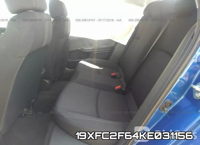 19XFC2F64KE031156 фото 9