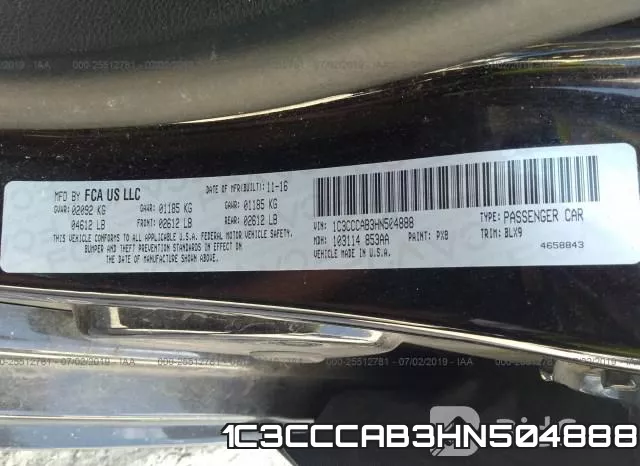 1C3CCCAB3HN504888 фото 10
