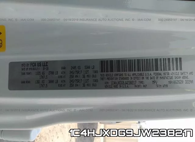 1C4HJXDG9JW238217 фото 10