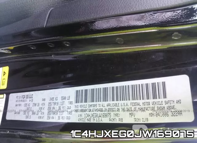 1C4HJXEG0JW169075 фото 10