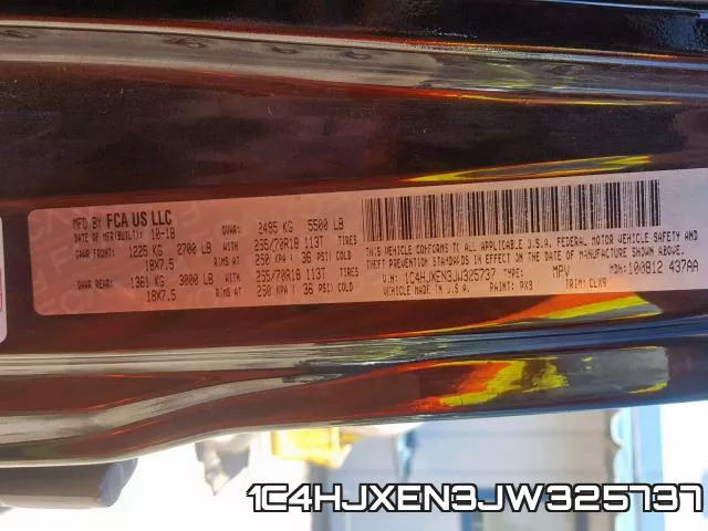 1C4HJXEN3JW325737 фото 2