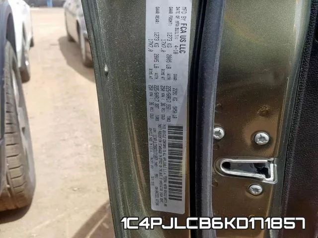 1C4PJLCB6KD171857 фото 2