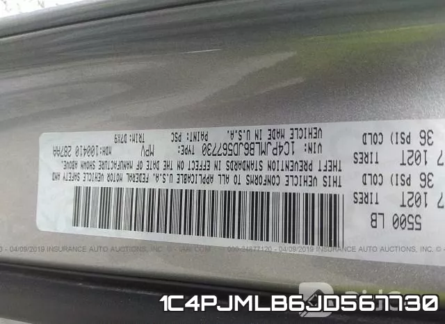1C4PJMLB6JD567730 фото 10