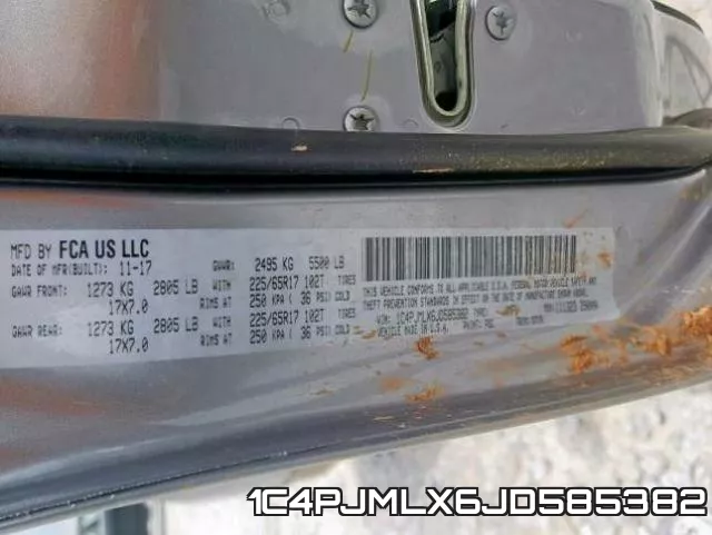 1C4PJMLX6JD585382 фото 2
