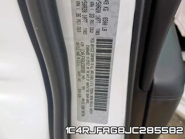 1C4RJFAG8JC285582 фото 2