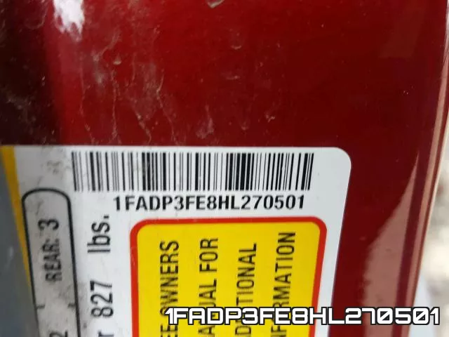 1FADP3FE8HL270501 фото 2
