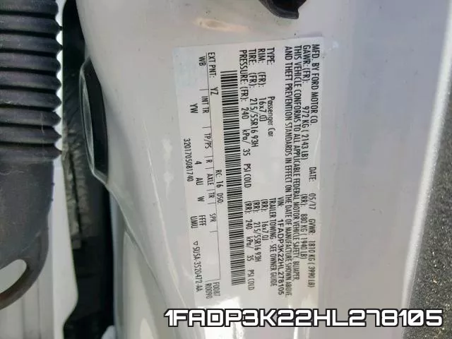 1FADP3K22HL278105 фото 2