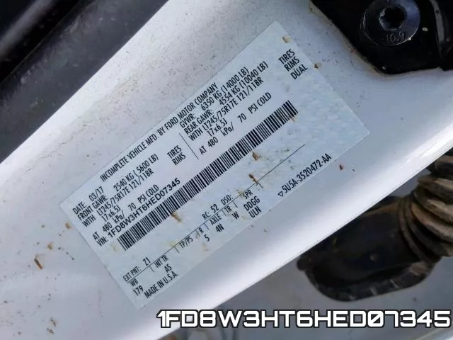 1FD8W3HT6HED07345 фото 2