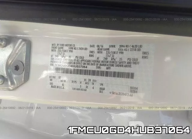 1FMCU0GD4HUB37064 фото 10
