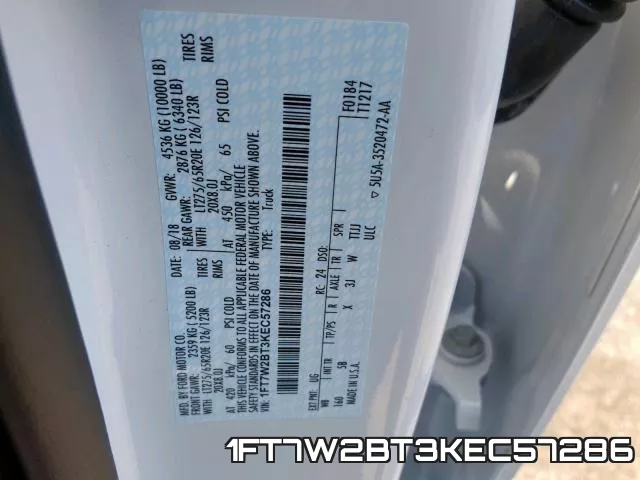 1FT7W2BT3KEC57286 фото 2