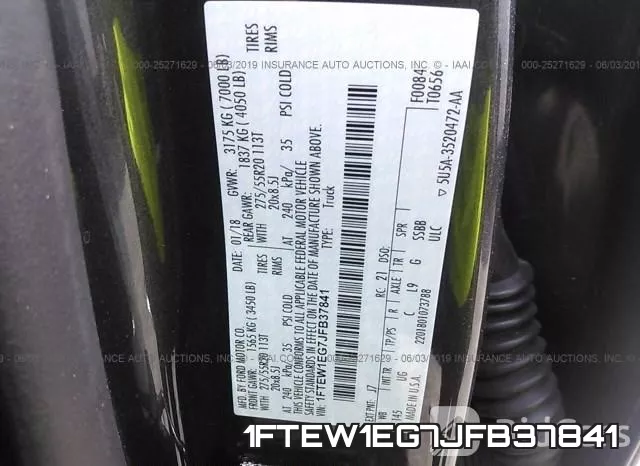 1FTEW1EG7JFB37841 фото 10