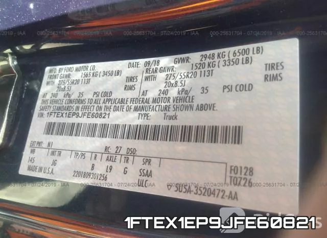1FTEX1EP9JFE60821 фото 10