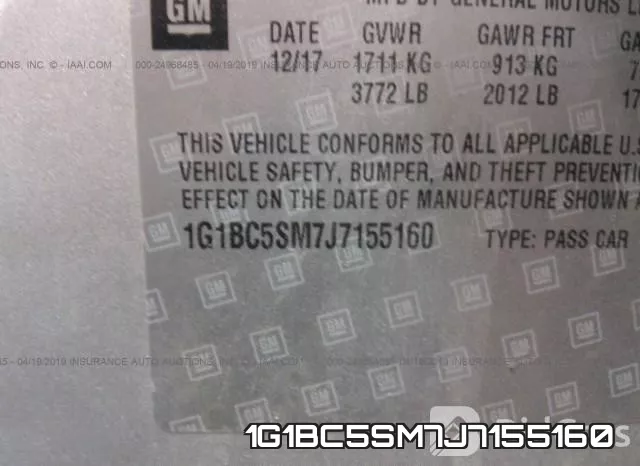 1G1BC5SM7J7155160 фото 10