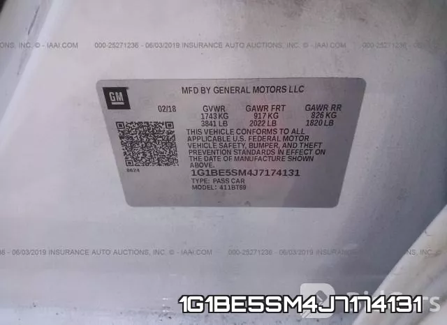 1G1BE5SM4J7174131 фото 10