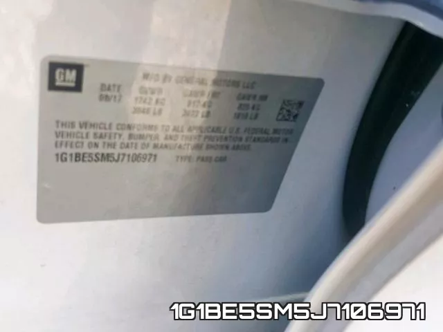 1G1BE5SM5J7106971 фото 2