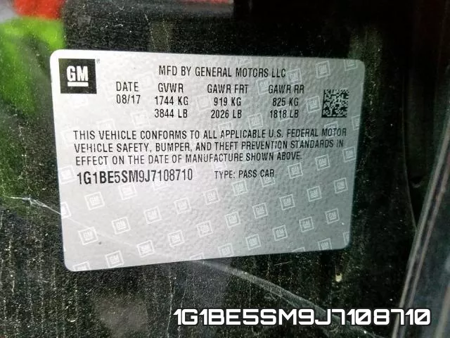 1G1BE5SM9J7108710 фото 2
