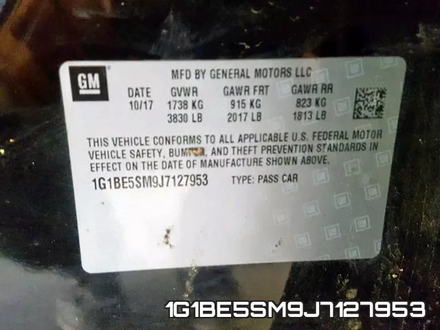 1G1BE5SM9J7127953 фото 2