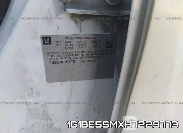 1G1BE5SMXH7229773 фото 10