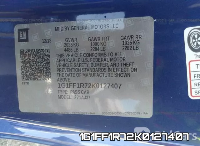 1G1FF1R72K0127407 фото 10