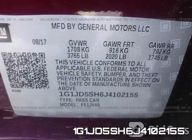 1G1JD5SH6J4102155 фото 10