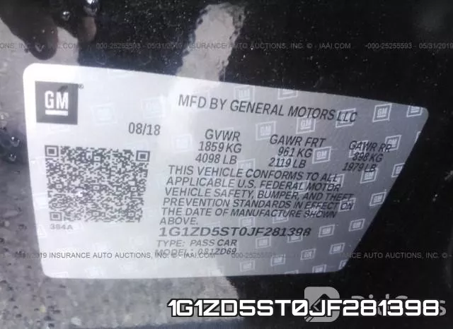 1G1ZD5ST0JF281398 фото 10