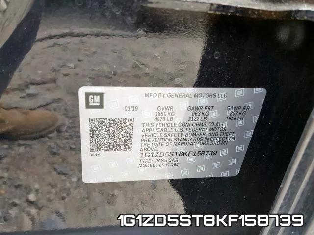 1G1ZD5ST8KF158739 фото 2