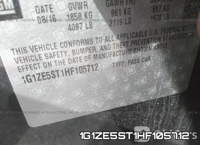 1G1ZE5ST1HF105712 фото 10