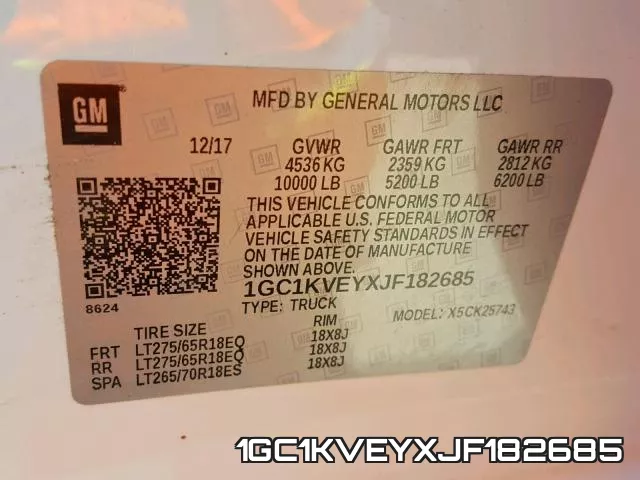 1GC1KVEYXJF182685 фото 2