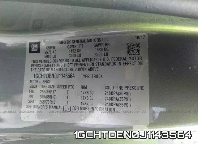 1GCHTDEN0J1143564 фото 10