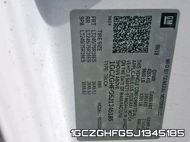 1GCZGHFG5J1345185 фото 2