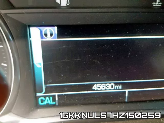 1GKKNULS7HZ150259 фото 9