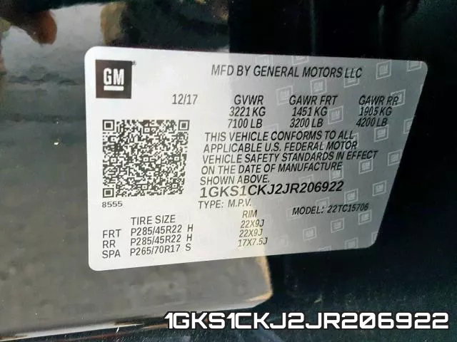 1GKS1CKJ2JR206922 фото 2
