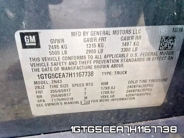 1GTG5CEA7H1167738 фото 2