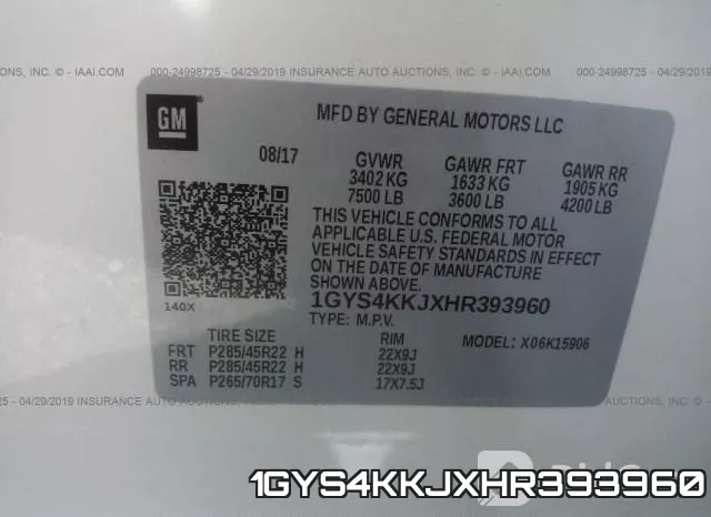 1GYS4KKJXHR393960 фото 10