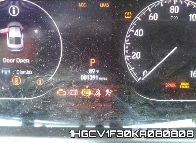 1HGCV1F30KA080808 фото 8