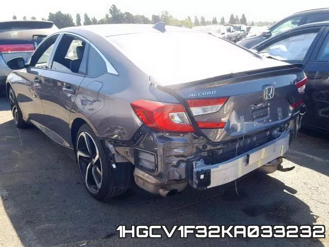 1HGCV1F32KA033232 фото 4