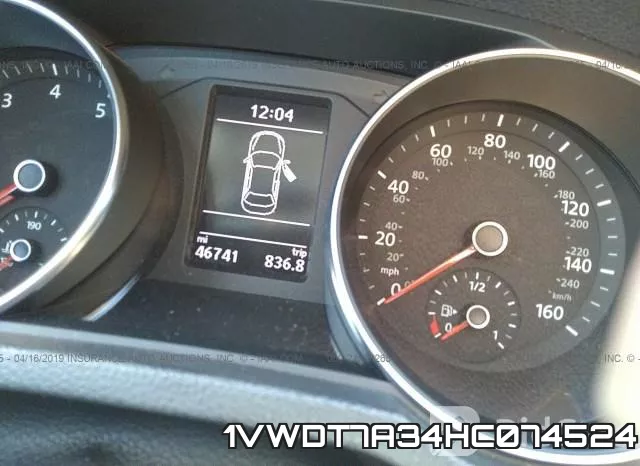 1VWDT7A34HC074524 фото 8