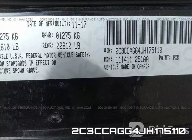 2C3CCAGG4JH175110 фото 10