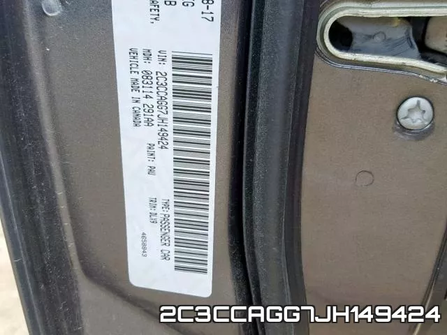 2C3CCAGG7JH149424 фото 2
