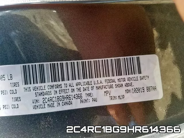 2C4RC1BG9HR614366 фото 2
