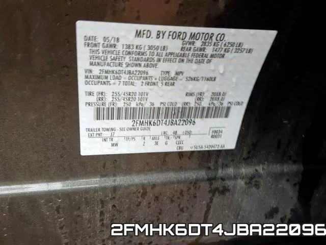 2FMHK6DT4JBA22096 фото 2