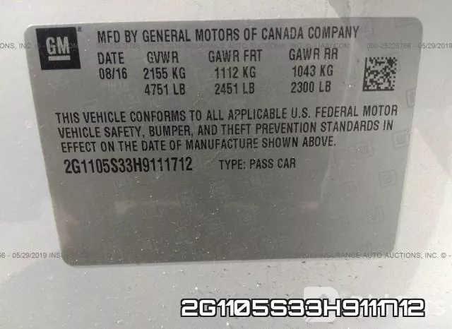 2G1105S33H9111712 фото 10