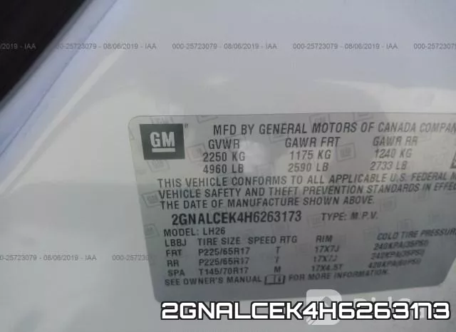 2GNALCEK4H6263173 фото 10