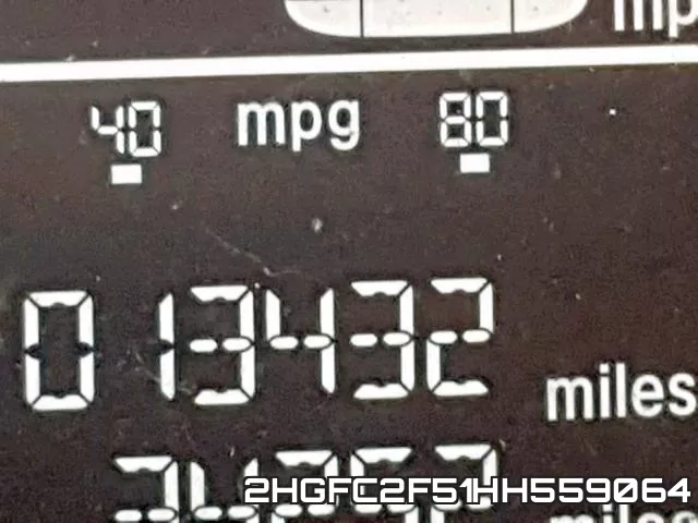 2HGFC2F51HH559064 фото 9