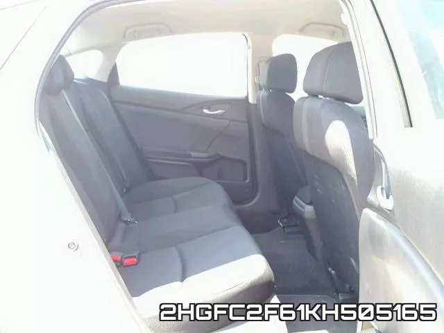 2HGFC2F61KH505165 фото 7
