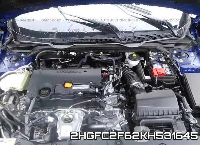 2HGFC2F62KH531645 фото 2