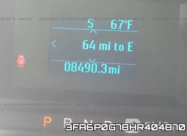 3FA6P0G78HR404870 фото 8