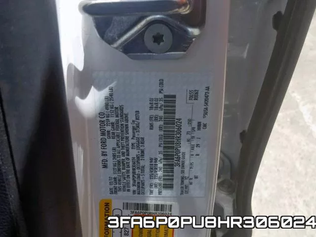 3FA6P0PU8HR306024 фото 2
