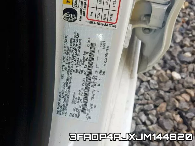 3FADP4AJXJM144820 фото 2